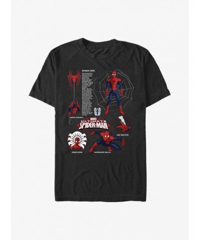 Marvel Spider-Man Spidey Schematics T-Shirt $8.99 T-Shirts