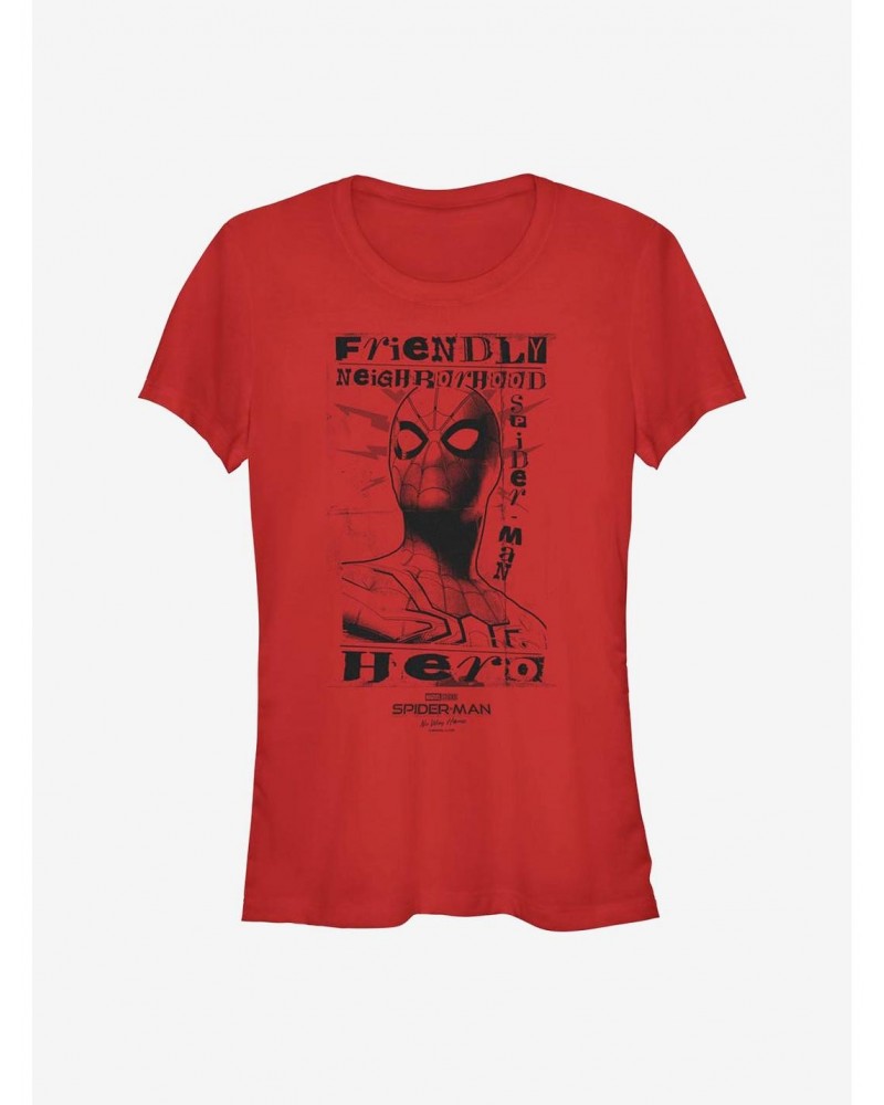 Marvel Spider-Man Friendly Neighborhood Hero Girls T-Shirt $9.96 T-Shirts