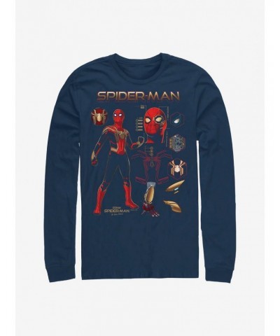 Marvel Spider-Man Spidey Stuff Long-Sleeve T-Shirt $12.63 T-Shirts