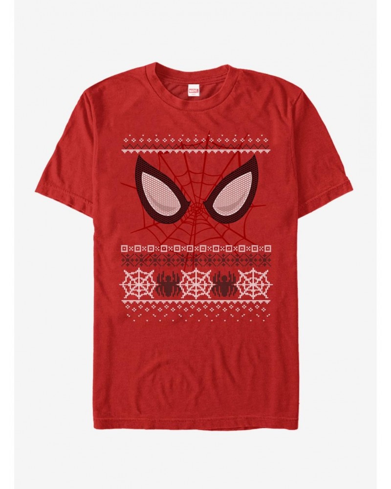 Marvel Spider-Man Spider-Man Sweater Eyes T-Shirt $7.84 T-Shirts