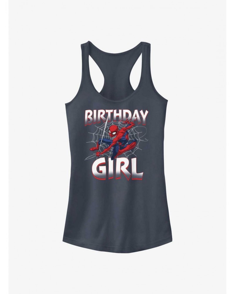 Marvel Spider-Man Birthday Girl Spidey Girls Tank $8.96 Tanks