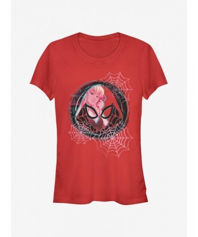 Marvel Spider-Man Blonde Gwen Girls T-Shirt $8.76 T-Shirts