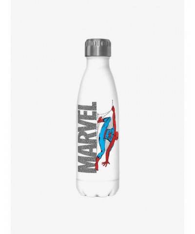 Marvel Spider-Man Spidey Logo Stainless Steel Water Bottle $6.57 Water Bottles