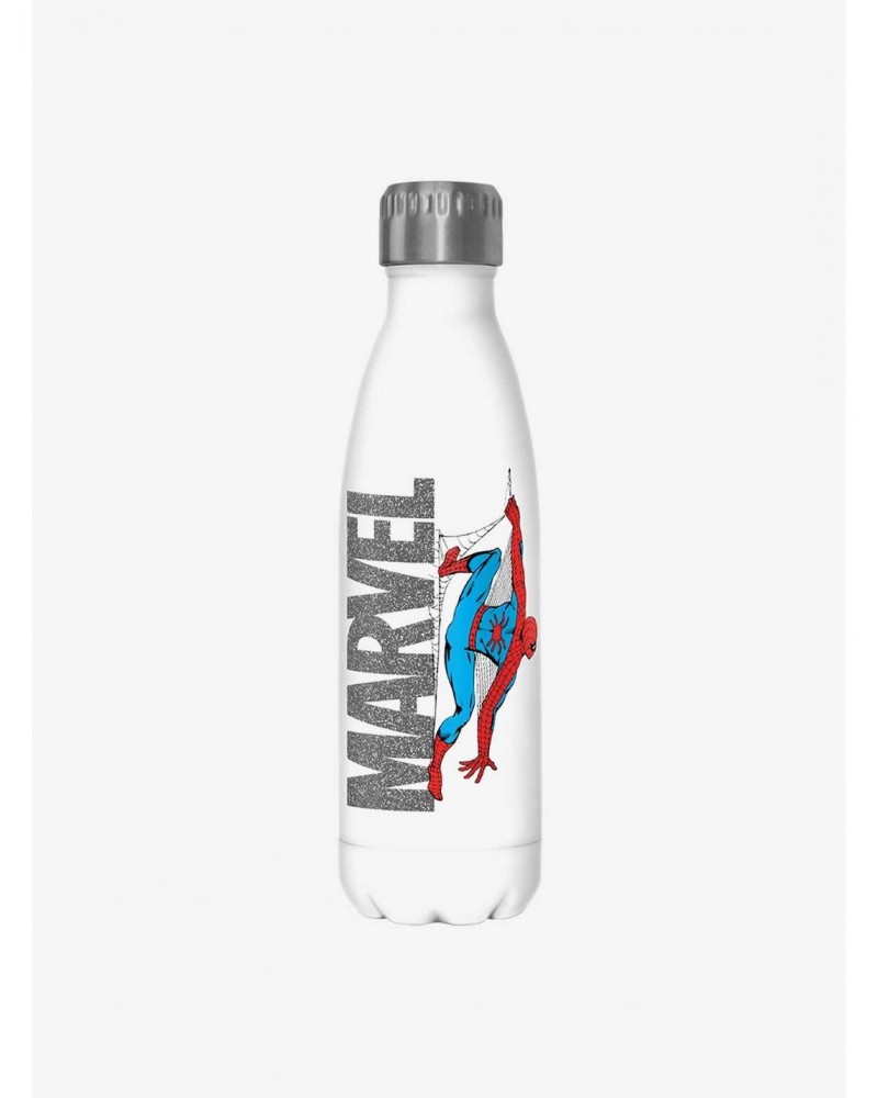 Marvel Spider-Man Spidey Logo Stainless Steel Water Bottle $6.57 Water Bottles
