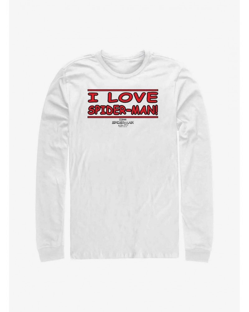 Marvel Spider-Man: No Way Home Spidey Love Long-Sleeve T-Shirt $10.00 T-Shirts