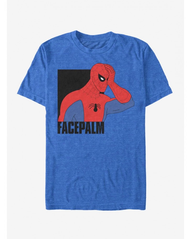 Marvel Spider-Man Facepalm T-Shirt $6.50 T-Shirts