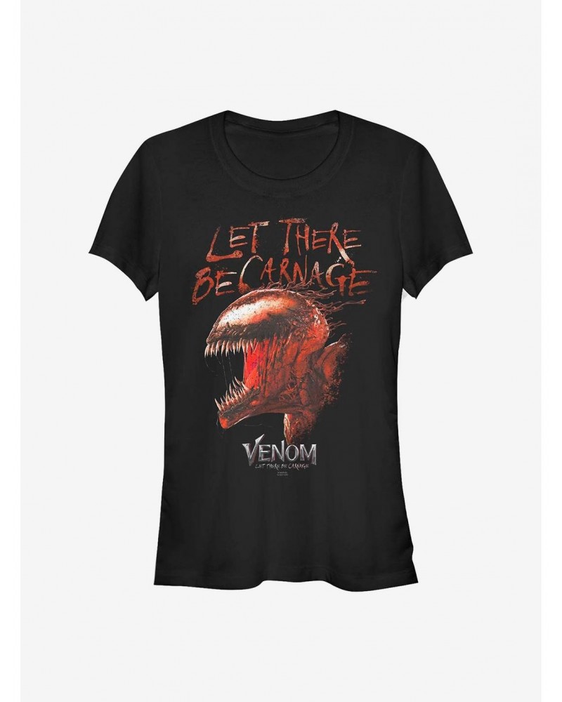 Marvel Venom A Red Carnage Girls T-Shirt $9.56 T-Shirts