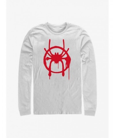 Marvel Spider-Man Miles Symbol Long-Sleeve T-Shirt $9.74 T-Shirts