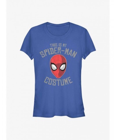 Marvel Spider-Man This Is My Spider-Man Costume Girls T-Shirt $7.77 T-Shirts