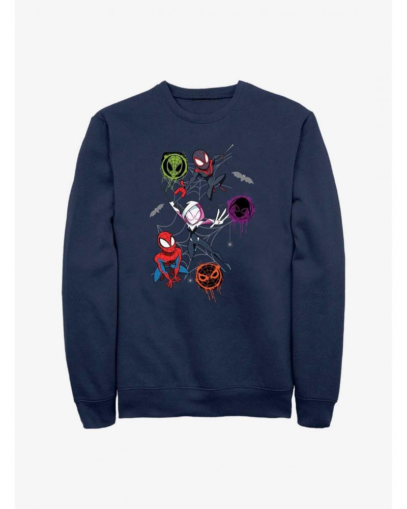 Marvel Spider-Man Spidey Trio Sweatshirt $12.10 Sweatshirts