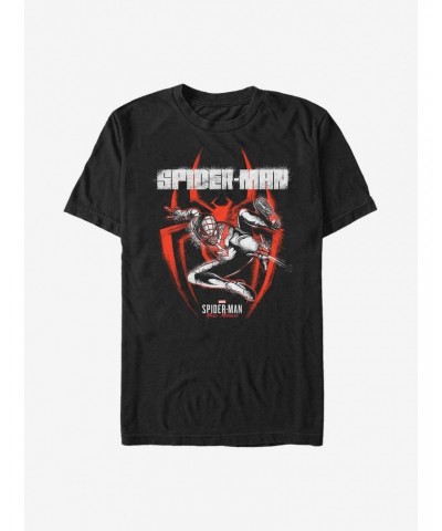 Marvel Spider-Man Miles Morales Spray T-Shirt $5.74 T-Shirts