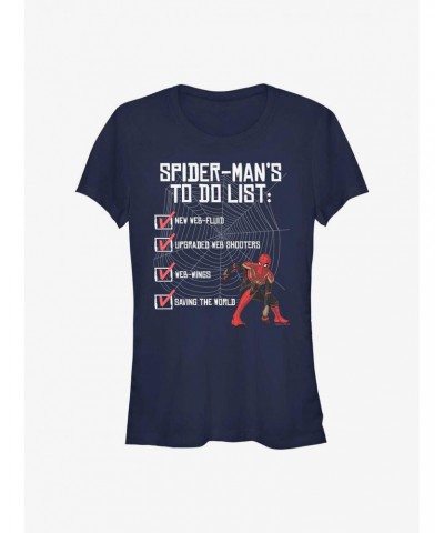 Marvel Spider-Man: No Way Home To Do List Girls T-Shirt $6.18 T-Shirts