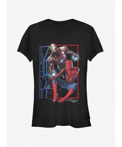 Marvel Spider-Man Homecoming Red Frame Girls T-Shirt $8.96 T-Shirts