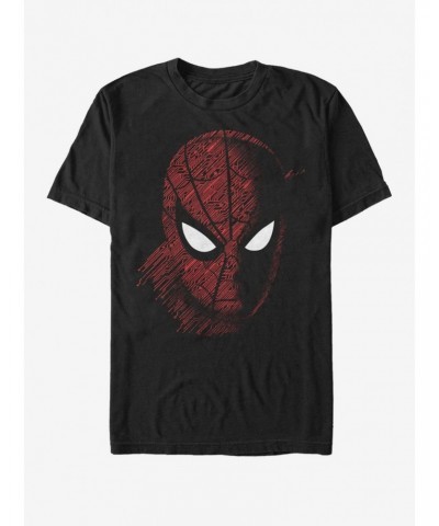 Marvel Spider-Man Far From Home Spidey Tech Portrait T-Shirt $8.99 T-Shirts