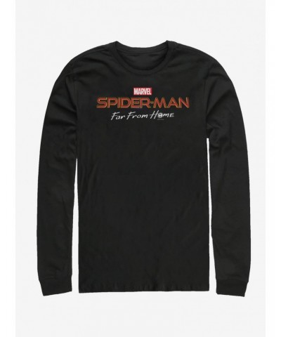Marvel Spider-Man Far From Home Logo Long-Sleeve T-Shirt $12.90 T-Shirts