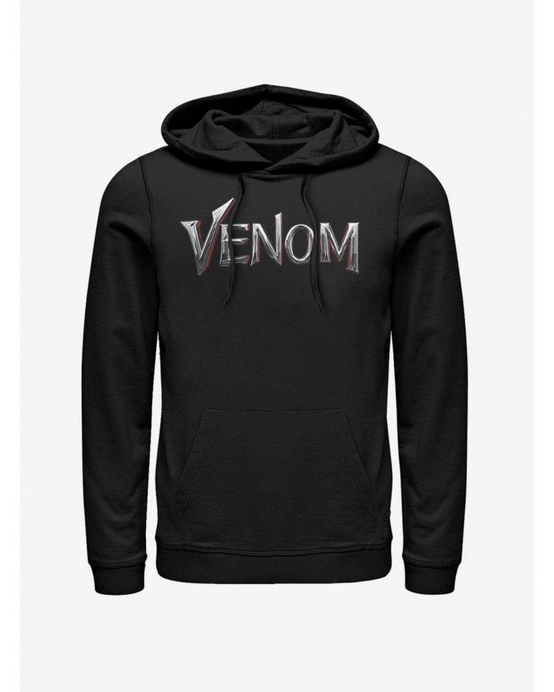 Marvel Venom Chrome Logo Hoodie $15.80 Hoodies