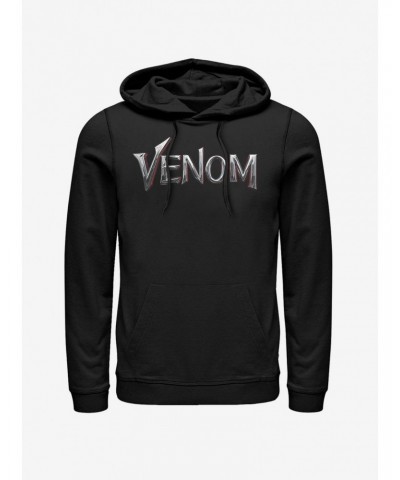 Marvel Venom Chrome Logo Hoodie $15.80 Hoodies