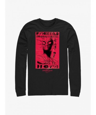 Marvel Spider-Man: No Way Home Friendly Hero Long-Sleeve T-Shirt $11.84 T-Shirts
