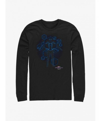 Marvel Spider-Man: No Way Home Blue Print Ready Long-Sleeve T-Shirt $12.63 T-Shirts