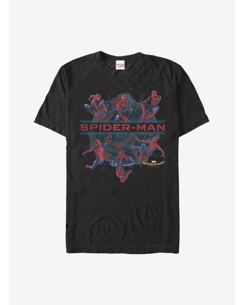 Marvel Spider-Man Homecoming Poses T-Shirt $6.50 T-Shirts