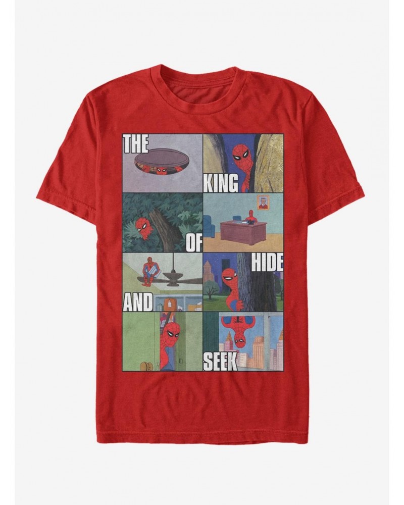 Marvel Spider-Man King of Hide and Seek T-Shirt $7.84 T-Shirts