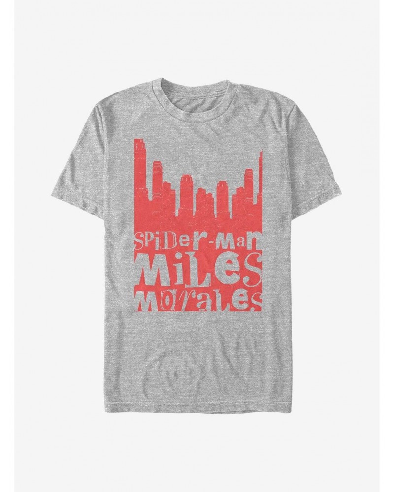 Marvel Spider-Man Miles City T-Shirt $8.41 T-Shirts