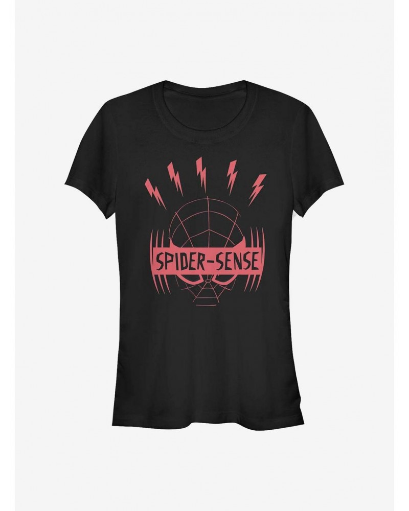 Marvel Spider-Man Morales Sense Girls T-Shirt $9.76 T-Shirts