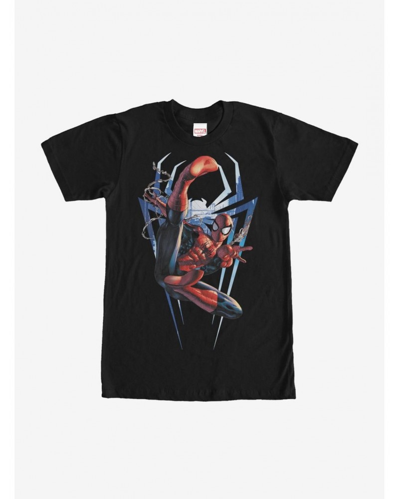 Marvel Spider-Man Flying Kick T-Shirt $6.12 T-Shirts