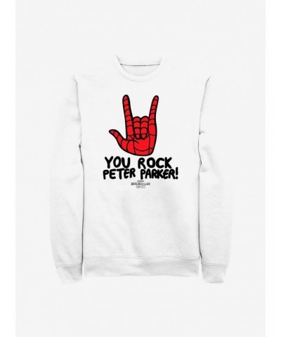 Marvel Spider-Man Parker Rocks Crew Sweatshirt $14.46 Sweatshirts
