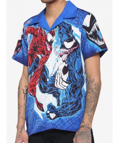 Marvel Carnage & Venom Woven Button-Up $11.76 Button-Up