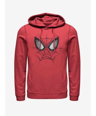 Marvel Spider-Man Web Face Hoodie $16.88 Hoodies