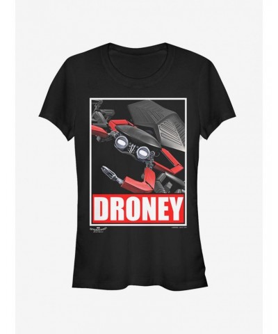 Marvel Spider-Man Homecoming Droney Poster Girls T-Shirt $7.37 T-Shirts