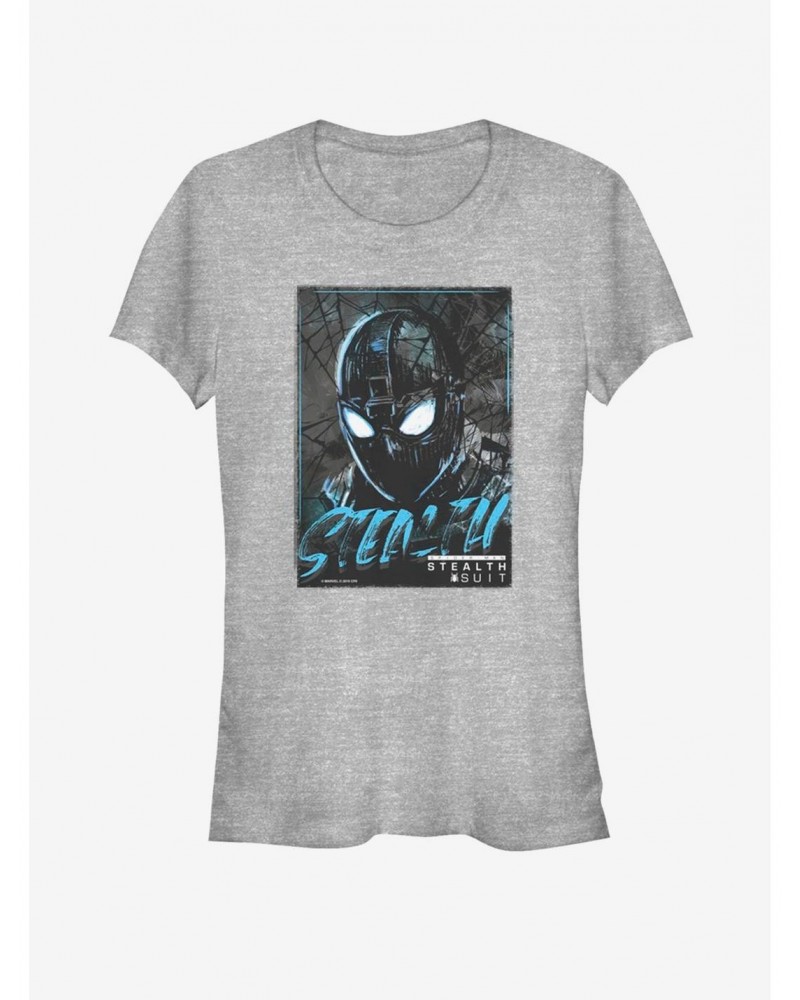 Marvel Spider-Man Far From Home Stealth Paint Girls T-Shirt $8.17 T-Shirts