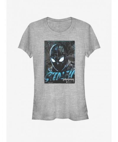 Marvel Spider-Man Far From Home Stealth Paint Girls T-Shirt $8.17 T-Shirts
