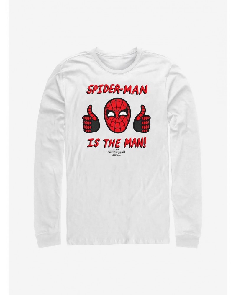 Marvel Spider-Man Spidey Is The Man Long-Sleeve T-Shirt $9.74 T-Shirts