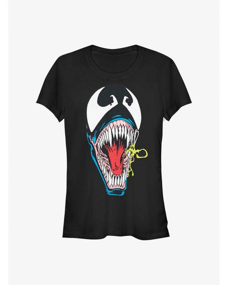 Marvel Spider-Man Retro Venom Girls T-Shirt $8.37 T-Shirts