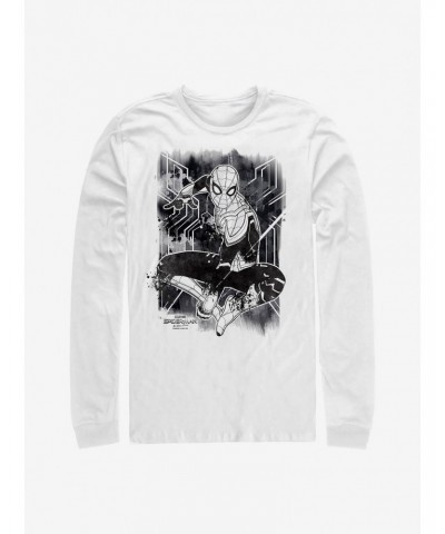 Marvel Spider-Man Spider Inked Long-Sleeve T-Shirt $10.26 T-Shirts