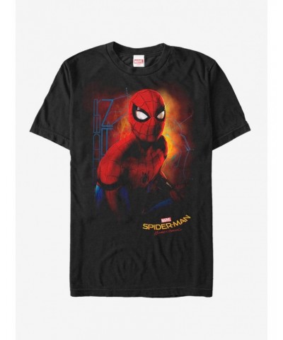 Marvel Spider-Man: Far From Home Spidey Smoke T-Shirt $8.99 T-Shirts