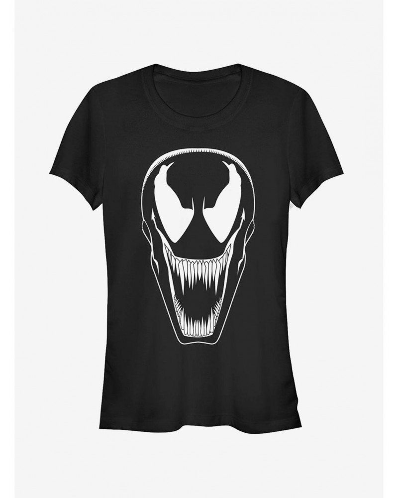 Marvel Venom Modern Face Girls T-Shirt $7.57 T-Shirts