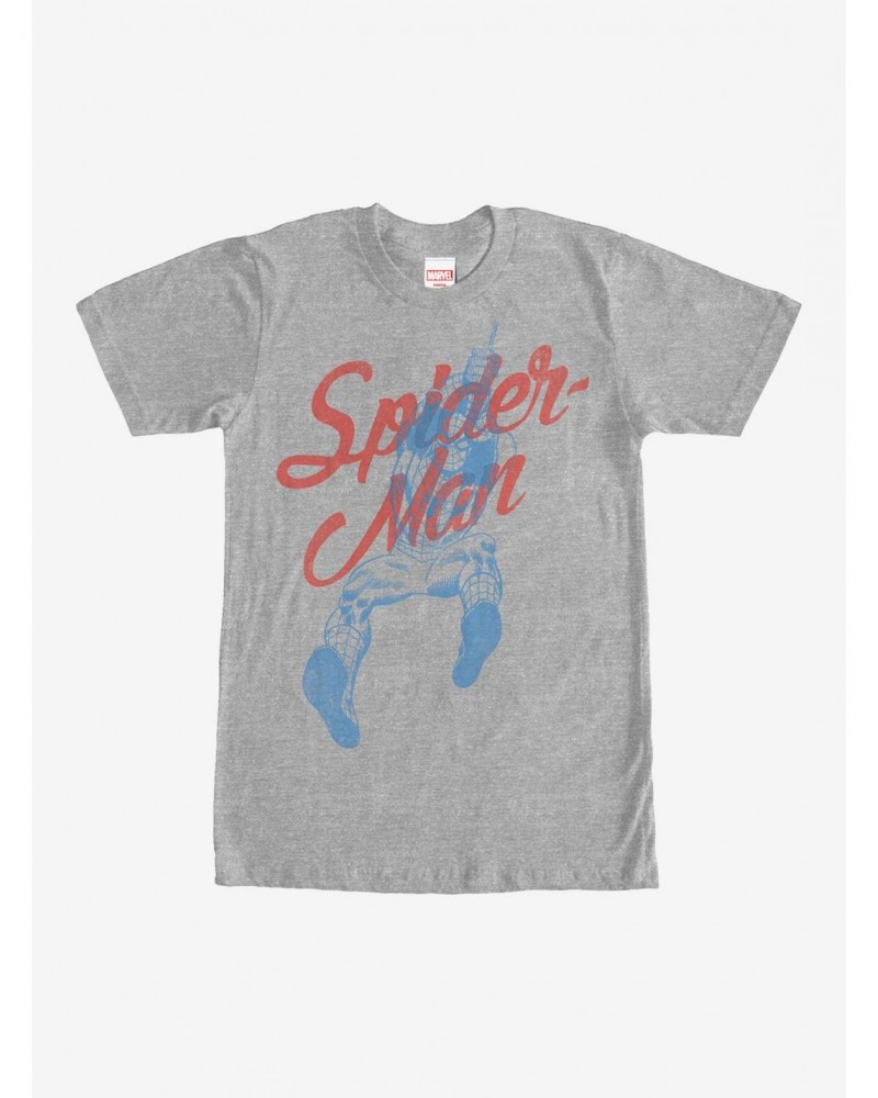 Marvel Spider-Man Cursive T-Shirt $6.69 T-Shirts