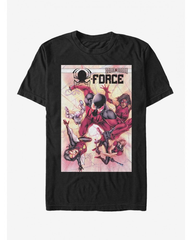 Marvel Spider-Man Spider-Geddon Force Oct.18 T-Shirt $7.84 T-Shirts