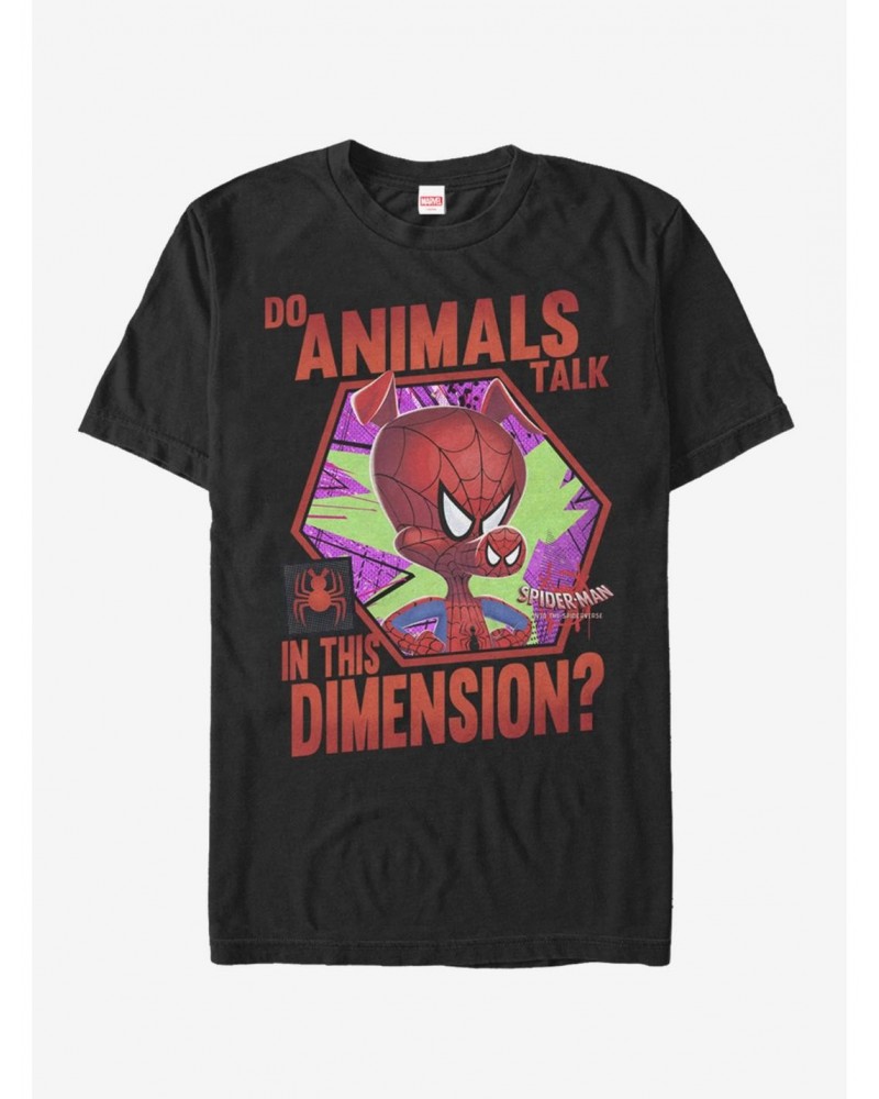 Marvel Spider-Man Animals Talk T-Shirt $6.31 T-Shirts