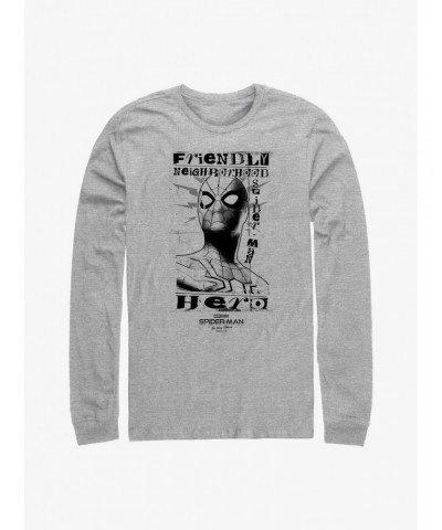 Marvel Spider-Man: No Way Home Friendly Hero Long-Sleeve T-Shirt $10.53 T-Shirts