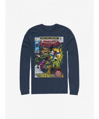 Marvel Spider-Man Comic Long-Sleeve T-Shirt $11.58 T-Shirts