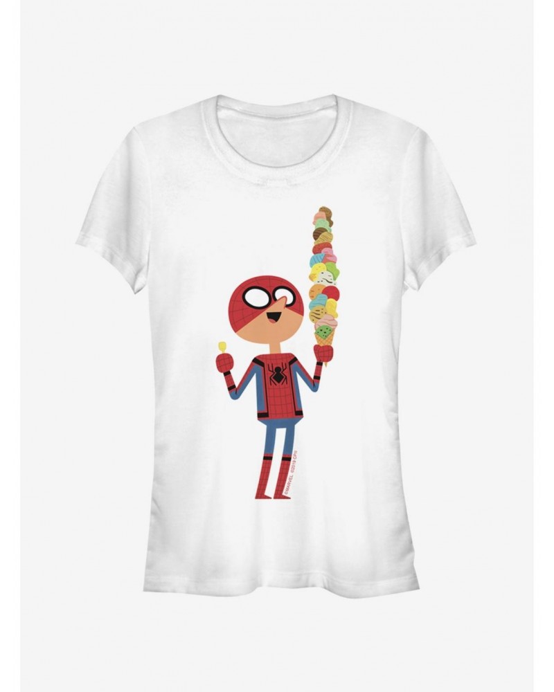Marvel Spider-Man Ice Cream Girls T-Shirt $7.97 T-Shirts