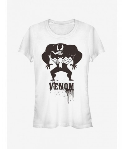 Marvel Kawaii Venom Womens T-Shirt $6.18 T-Shirts