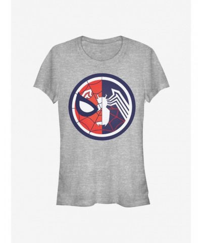 Marvel Spider-Man Venomized Icon Takeover Girls T-Shirt $9.16 T-Shirts