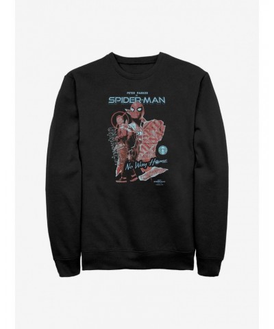 Marvel Spider-Man Peter Parker Is Spider-Man Crew Sweatshirt $8.86 Sweatshirts