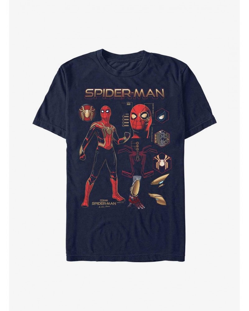 Marvel Spider-Man: No Way Home Spidey Stuff T-Shirt $8.99 T-Shirts