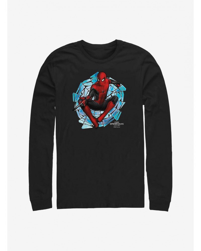 Marvel Spider-Man Spinning Webs Long-Sleeve T-Shirt $11.84 T-Shirts